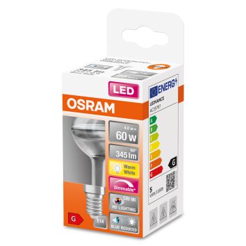 Osram E14 LED 4.8 Watt varmvit dimbar 345 Lumen