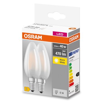 Osram E14 LED 4 Watt varmvit 470 Lumen