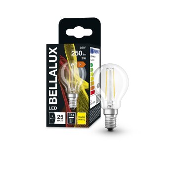 BELLALUX E14 LED 2.5 Watt varmvit 250 Lumen