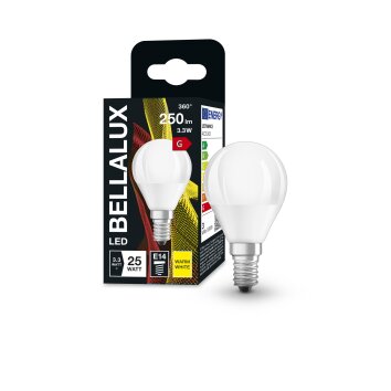 BELLALUX E14 LED 3.3 Watt varmvit 250 Lumen