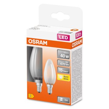 Osram E14 LED 4 Watt varmvit 470 Lumen