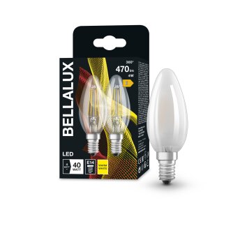 BELLALUX E14 LED 4 Watt varmvit 470 Lumen