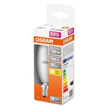 Osram E14 LED 7 Watt varmvit 806 Lumen