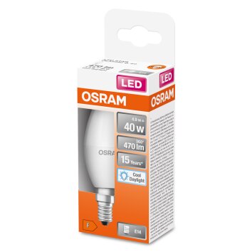 Osram E14 LED 4.9 Watt dagsljusvit 470 Lumen