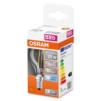 Osram E14 LED 2.5 Watt neutralvit 250 Lumen