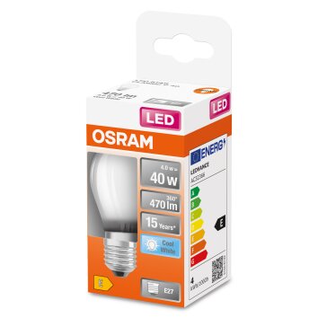 Osram E27 LED 4 Watt neutralvit 470 Lumen