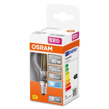 Osram E14 LED 4 Watt neutralvit 470 Lumen