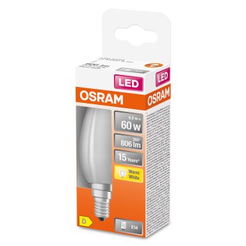 Osram E14 LED 5.5 Watt varmvit 806 Lumen