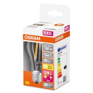 Osram E27 LED 6.5 Watt varmvit 806 Lumen