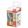 Osram B22d LED 6.5 Watt varmvit dimbar 806 Lumen