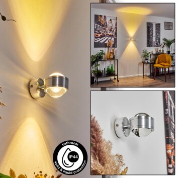 Indore Up & Down Lampa, Vägglampa LED Aluminium, 2-ljuskällor