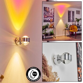 Indore Up & Down Lampa, Vägglampa LED Aluminium, 2-ljuskällor