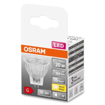 Osram GU4 LED 2.5 Watt varmvit 180 Lumen