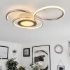 Olok Taklampa LED Nickel matt, 1-ljuskällor, Fjärrkontroll