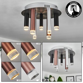 Krachang Taklampa LED Aluminium, 1-ljuskällor