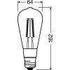 Ledvance E27 LED 6 Watt varmvit dimbar 680 Lumen