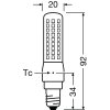 Ledvance E14 LED 7 Watt varmvit dimbar 806 Lumen