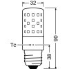 Ledvance E27 LED 7 Watt varmvit dimbar 806 Lumen