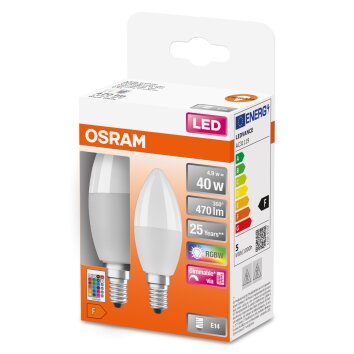 Osram E14 LED 4.9 Watt varmvit dimbar 470 Lumen