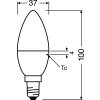 Ledvance E14 LED 3.3 Watt varmvit 250 Lumen