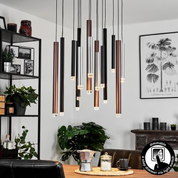 Krachang Pendellampa LED Aluminium, 1-ljuskällor