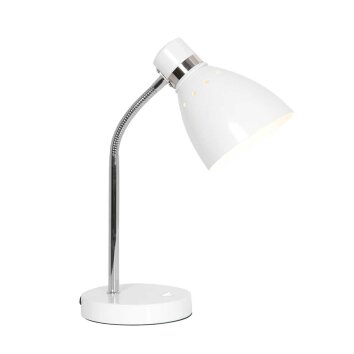 Steinhauer Spring Bordslampa Vit, 1-ljuskällor