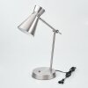 Vijes Bordslampa, Läslampa Krom, Nickel matt, 1-ljuskällor