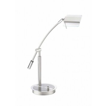 F.L.I. Bordslampa LED Krom, Nickel matt, 1-ljuskällor