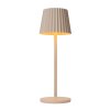 Lucide JUSTINE Bordslampa utomhus LED Beige, 1-ljuskällor