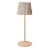 Lucide JUSTINE Bordslampa utomhus LED Beige, 1-ljuskällor