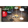 Lutec Lampor COCKTAIL Bordslampa LED Vit, 1-ljuskällor