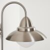 Gielas vägglampa utomhus LED Nickel matt, 1-ljuskällor