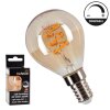 E14 LED Amber, 1-ljuskällor