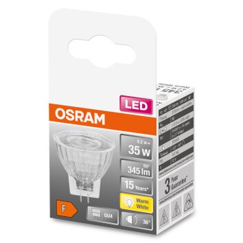 Osram GU4 LED 4.2 Watt varmvit 345 Lumen