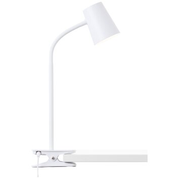 Brilliant Lampor Adda Skrivbordslampa LED Vit, 1-ljuskällor