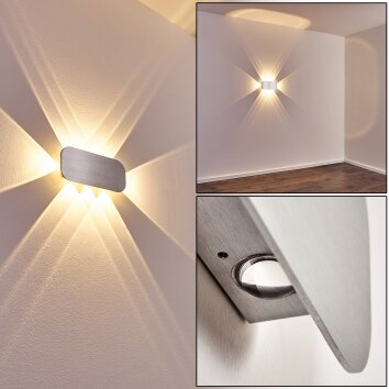 Homad Up & Down Lampa, Vägglampa LED Aluminium, 1-ljuskällor