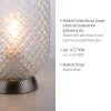 Leuchten Direkt REISHI Bordslampa Silver, 1-ljuskällor