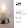 Leuchten Direkt REISHI Bordslampa Silver, 1-ljuskällor