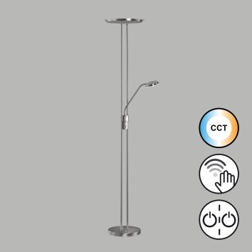 Honsel Lampor Driva strålkastare, Golvlampa LED Nickel matt, 1-ljuskällor