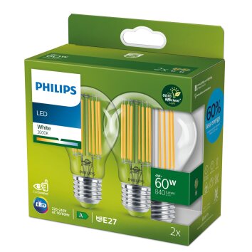 Philips Lampor E27 LED 4 Watt varmvit 840 Lumen