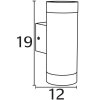 Nordlux TIN Utomhusbelysning Aluminium, 2-ljuskällor