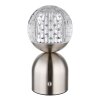 Globo JULSY Bordslampa LED Nickel matt, 1-ljuskällor