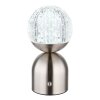 Globo JULSY Bordslampa LED Nickel matt, 1-ljuskällor