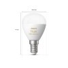 Philips Lampor E14 LED 5.1 Watt varmvit dimbar 470 Lumen