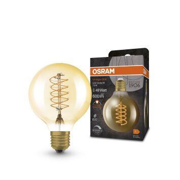 Osram E27 7 Watt varmvit dimbar 600 Lumen