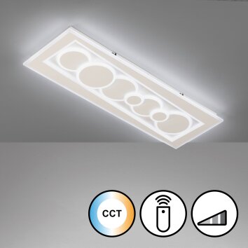 Honsel Lampor Ratio Panel LED Vit, 1-ljuskällor, Fjärrkontroll