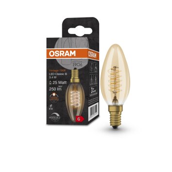 Osram E14 3.4 Watt varmvit dimbar 250 Lumen