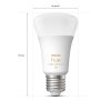 Philips Lampor E27 LED 6 Watt dagsljusvit dimbar 570 Lumen