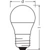 Osram E27 LED 4.9 Watt dagsljusvit 470 Lumen