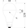 Osram E27 LED 19 Watt neutralvit 2452 Lumen